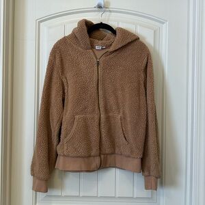 GAP Tan Sherpa Fleece Hoodie
